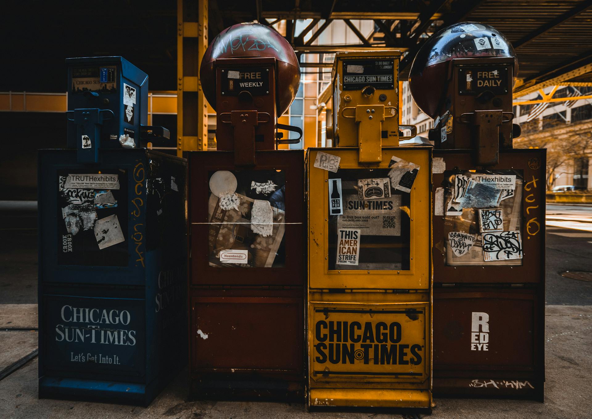 Newspaper Vending Machines