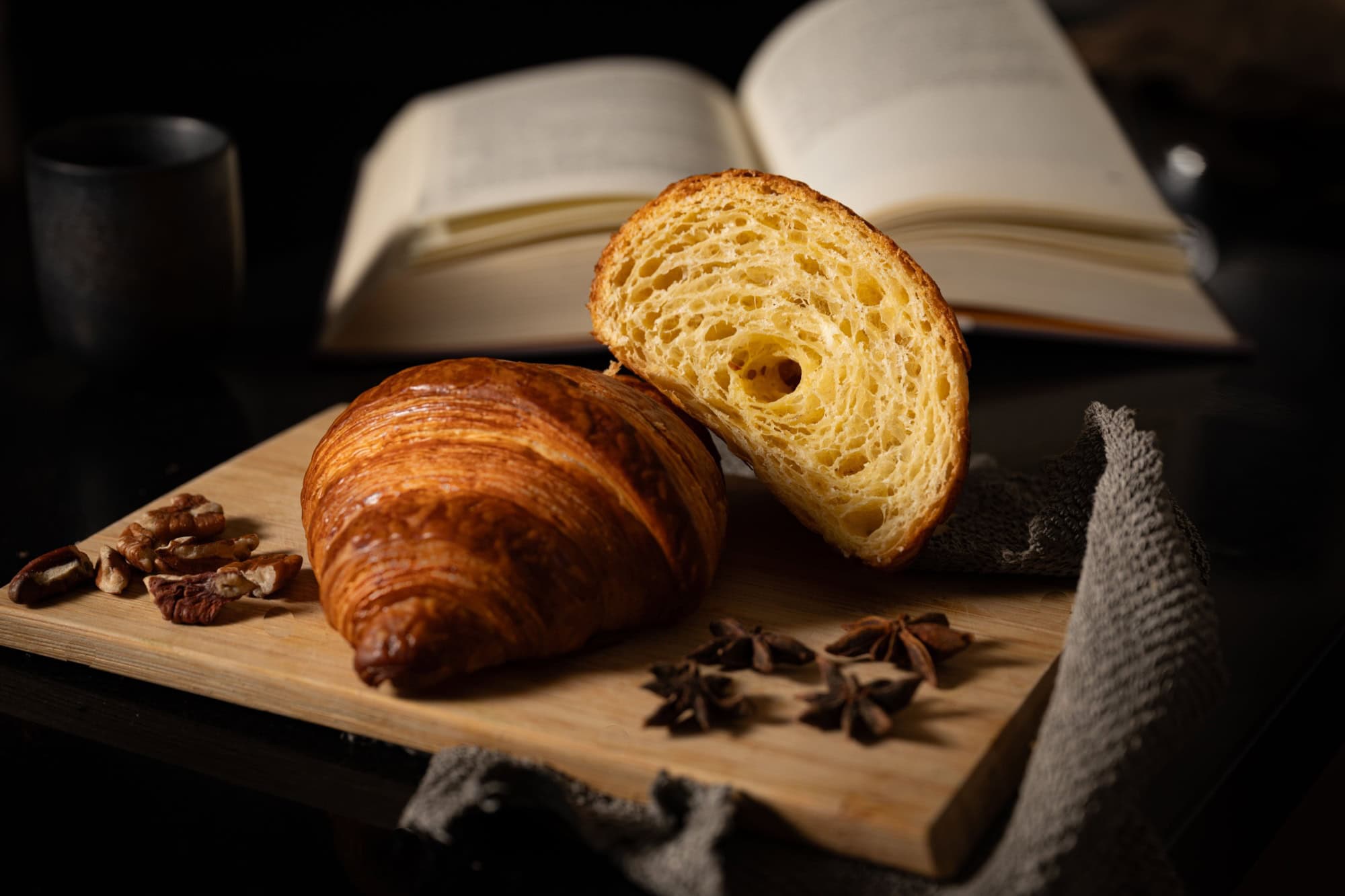 Perfectly Flaky Croissant with Rich Texture