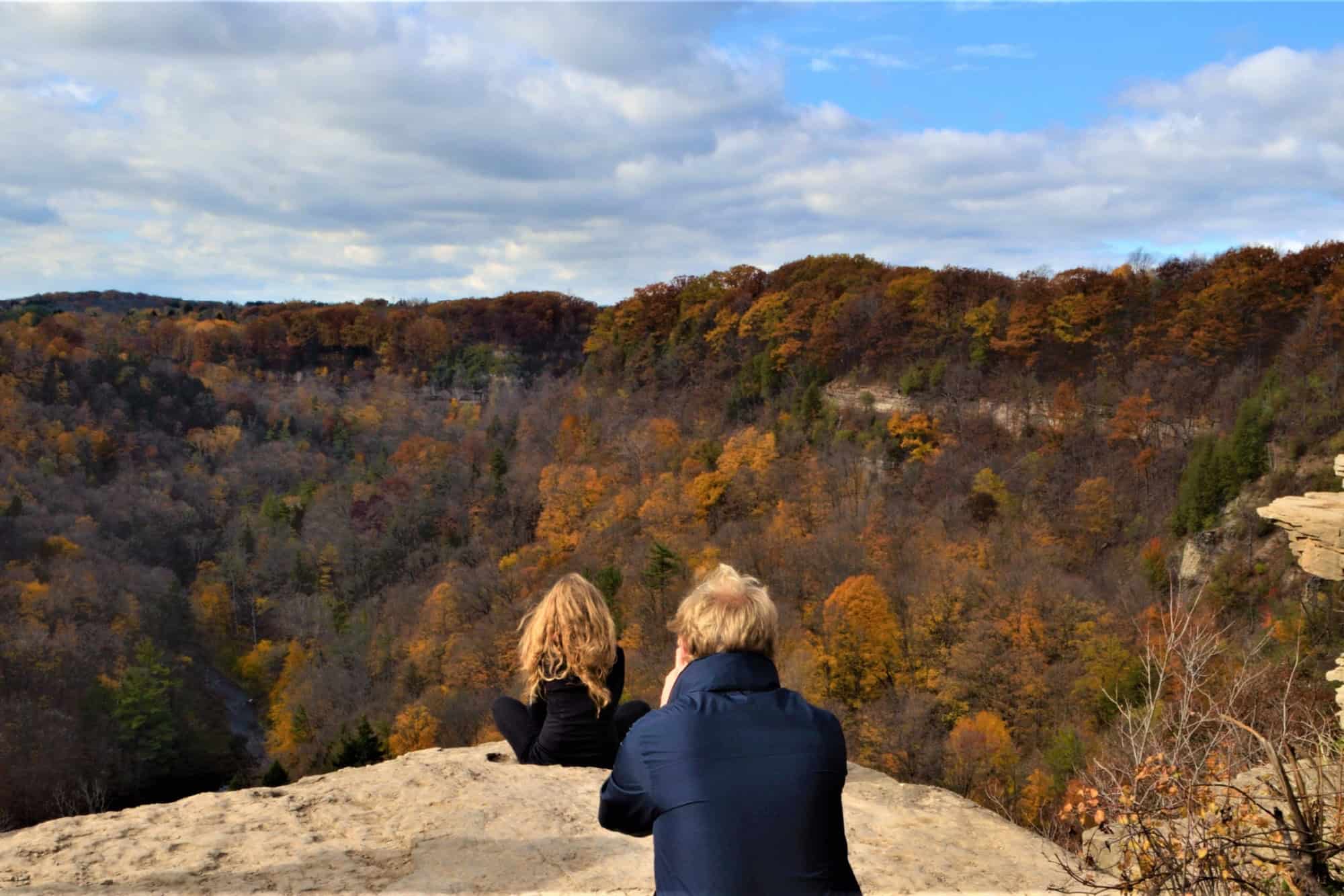 Dundas Peak Lookout in Hamilton Conservation Area, Ontario, Canada