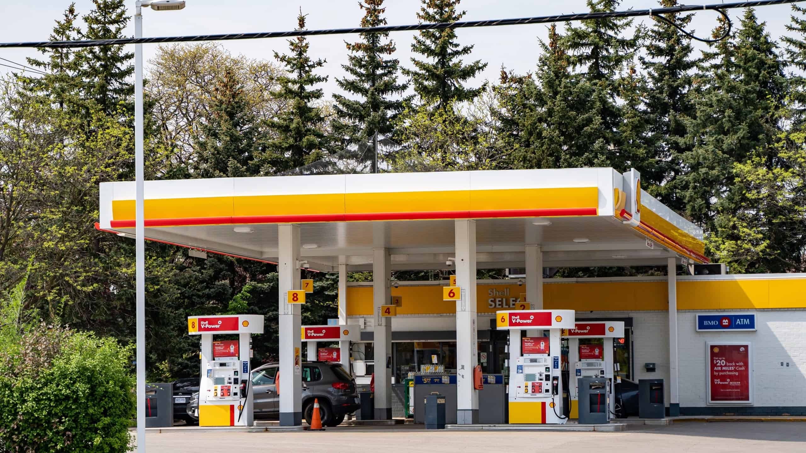 Shell gas station