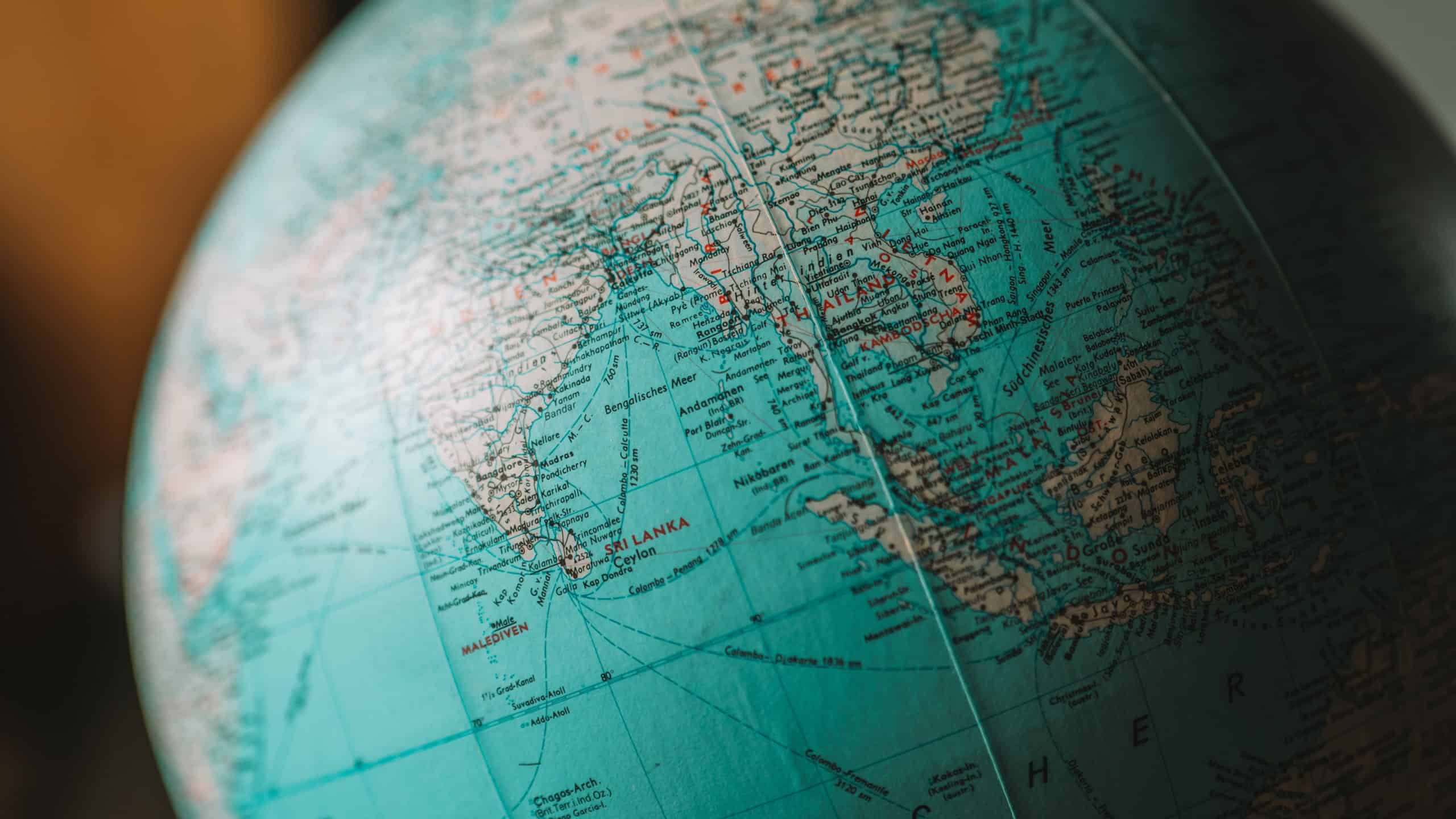 Learn Geography.Trip and travel planning.Countries, cities on the globe.Exploring the World.