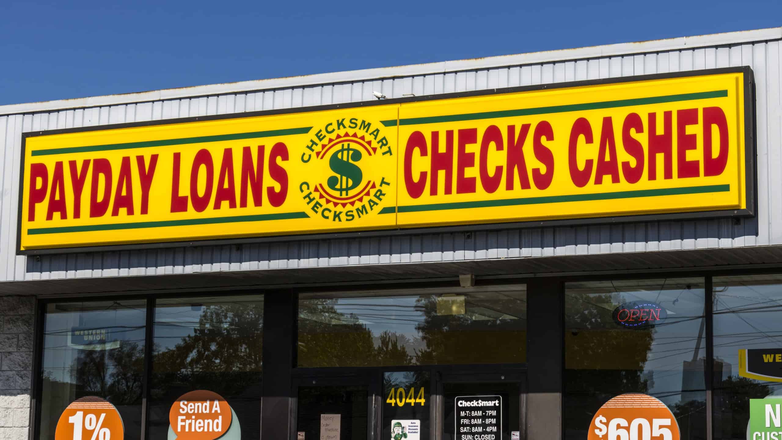 Indianapolis - Circa June 2017: CheckSmart Payday Loan Location. CheckSmart is an emergency cash advance company I