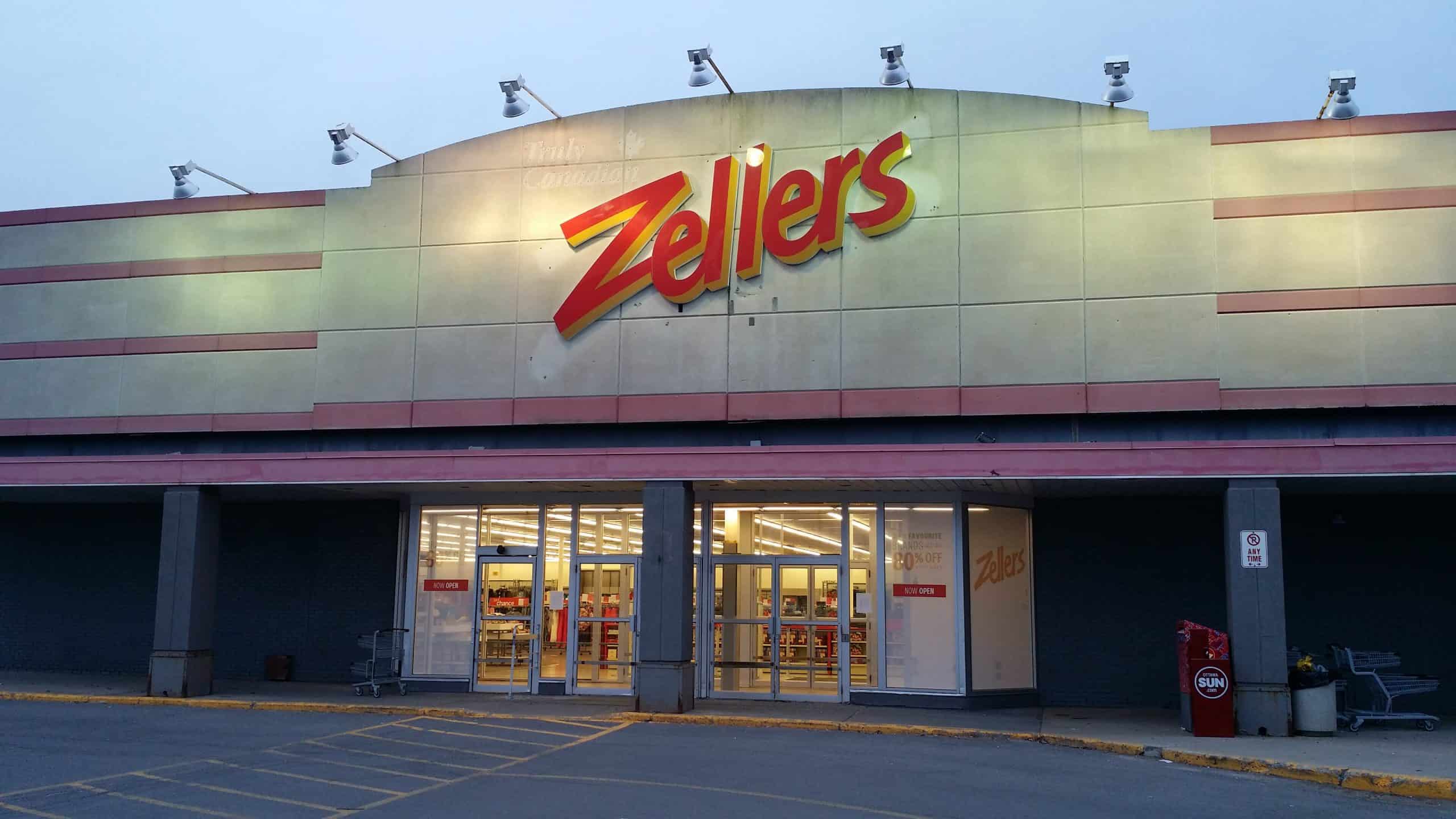 A re-opened Zellers store at Bells Corners in Ottawa