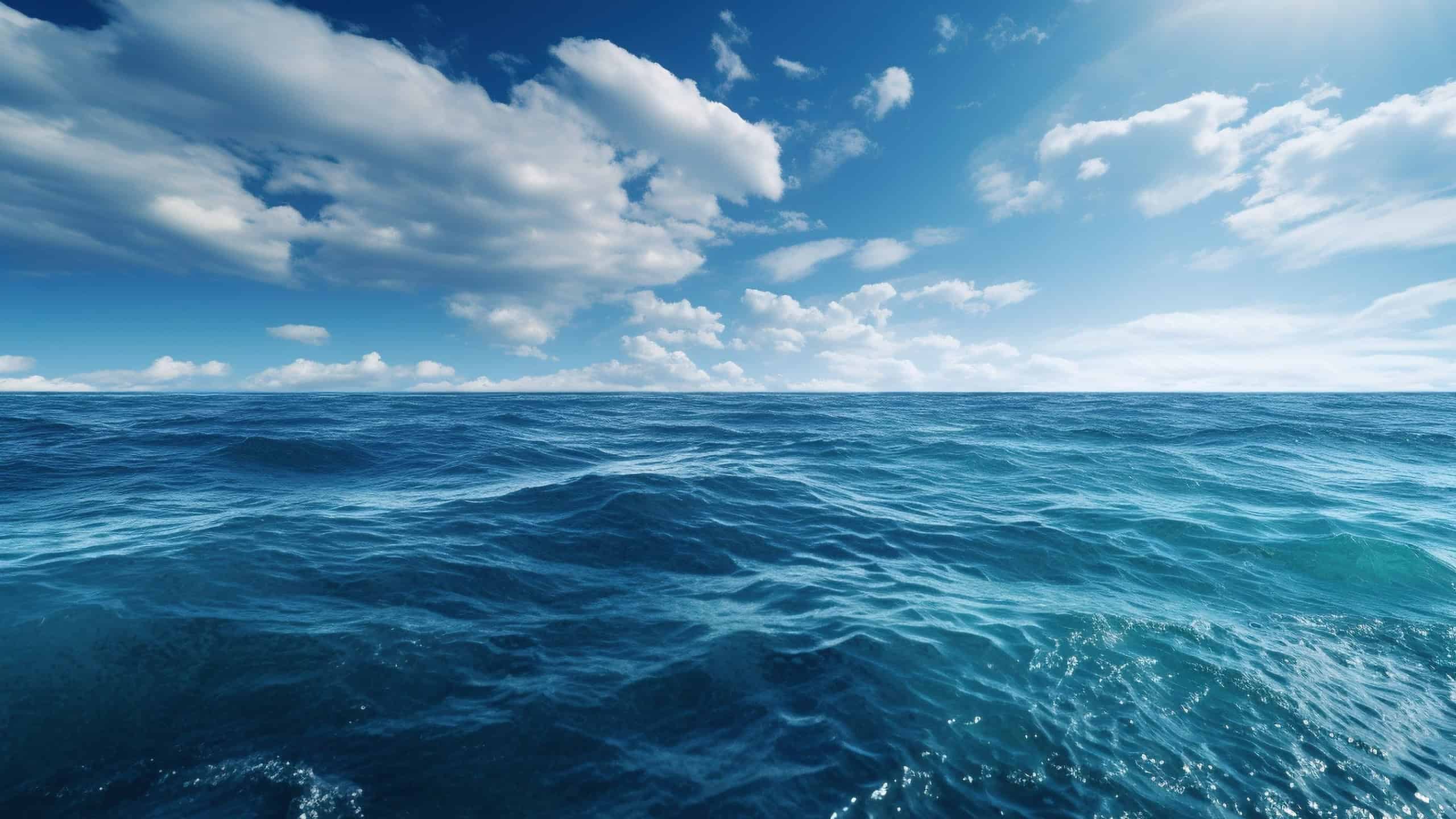 Beautiful Tropical Coral Reef Sea Background - Blue Sky Summer Material.