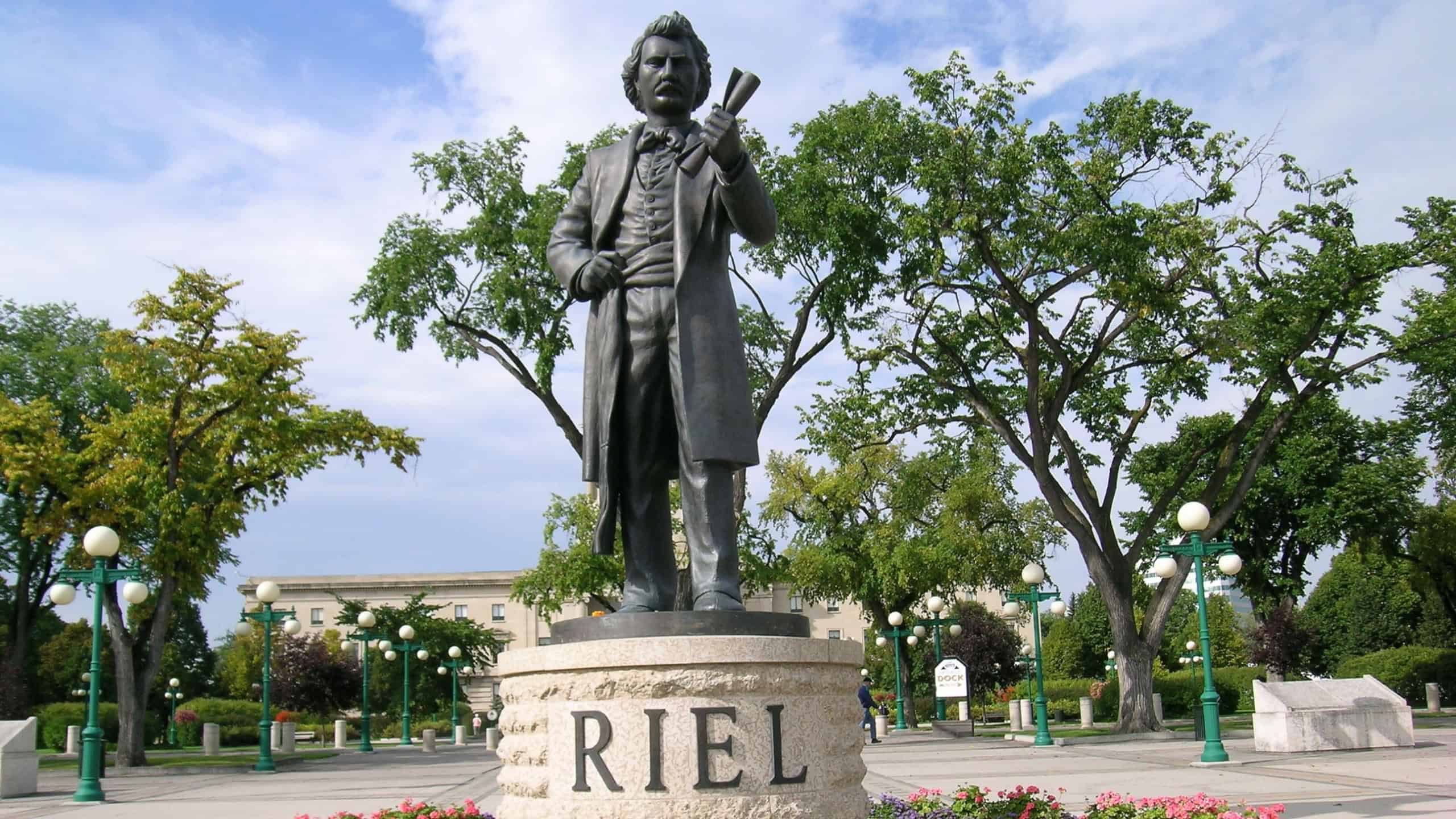 Riel statue