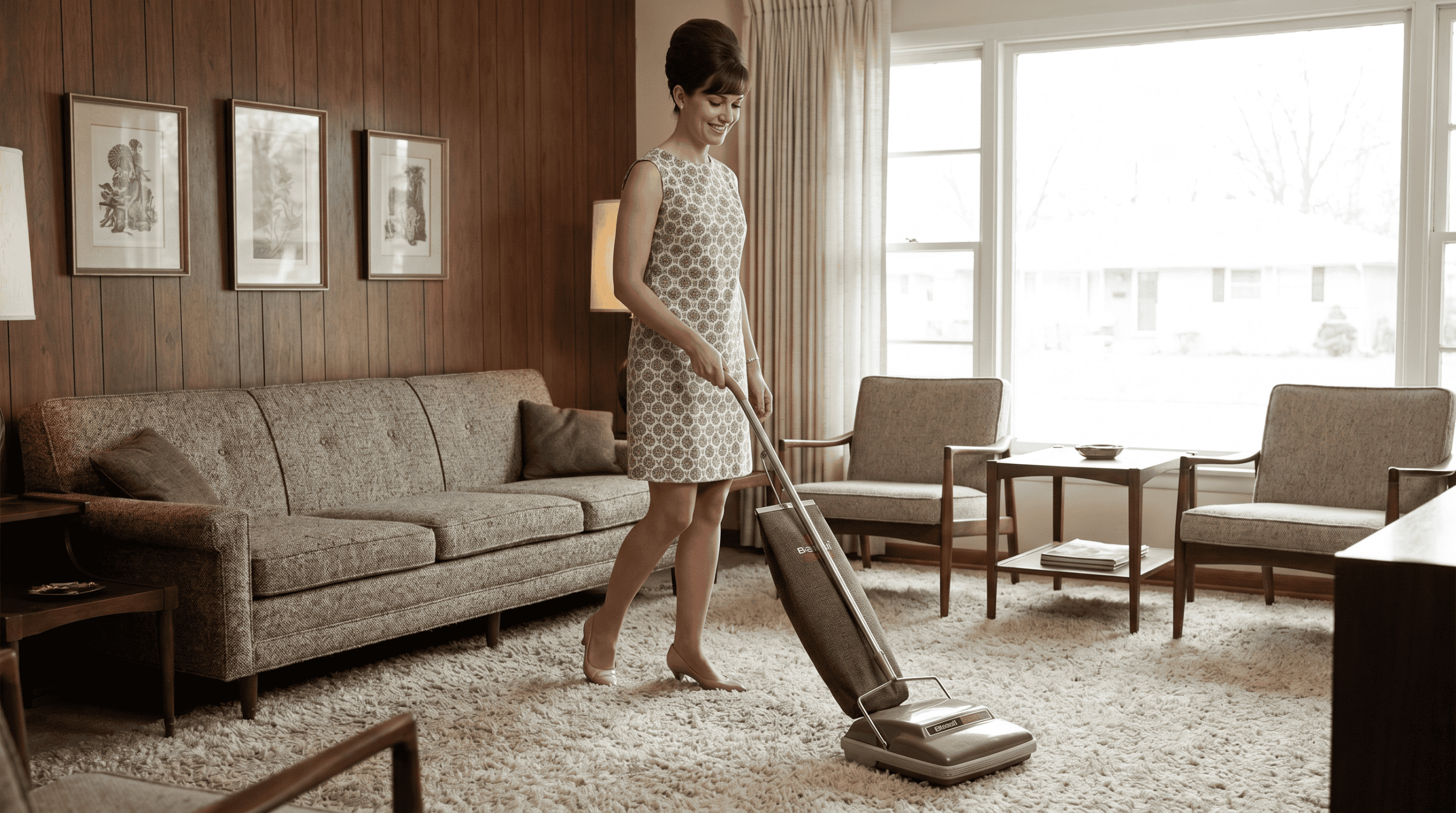 image of a 1960s Carpet sweepers