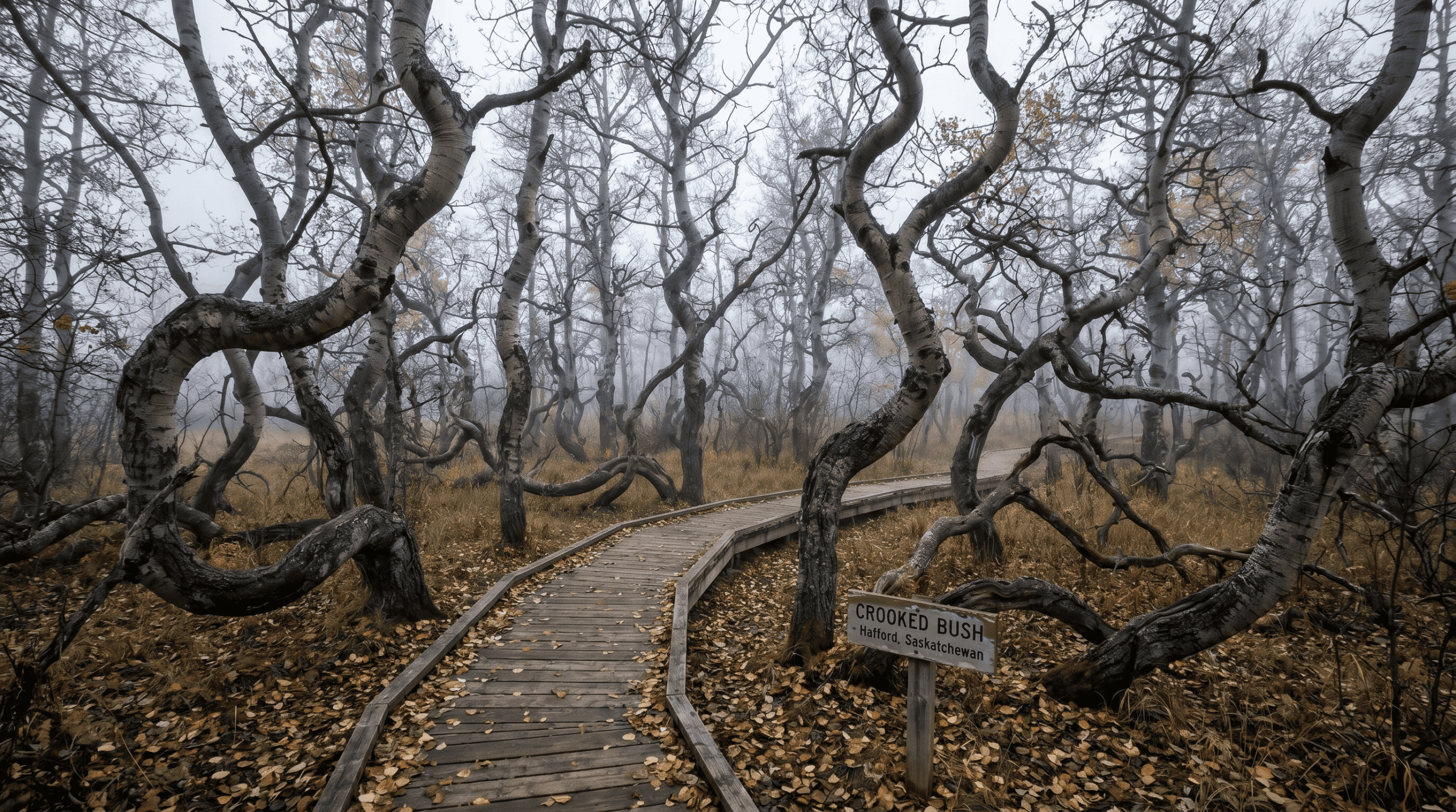 Crooked trees