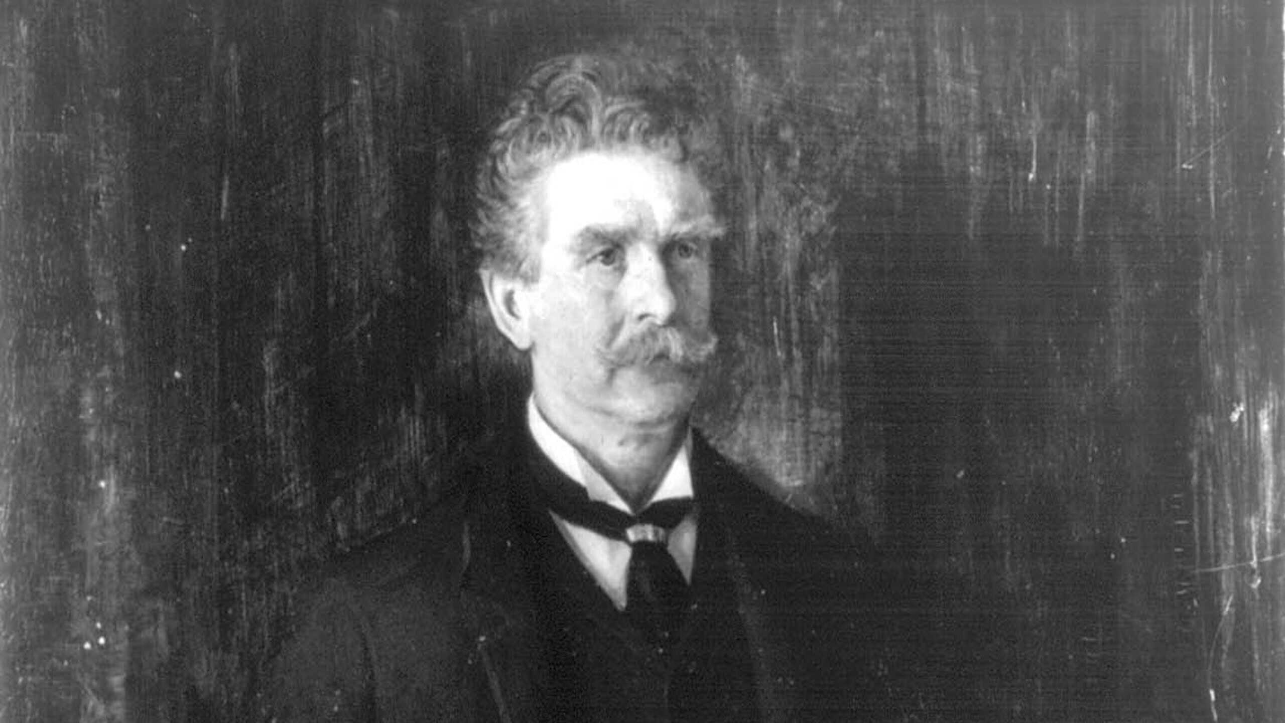 Ambrose Bierce portrait by John Herbert Evelyn Partington