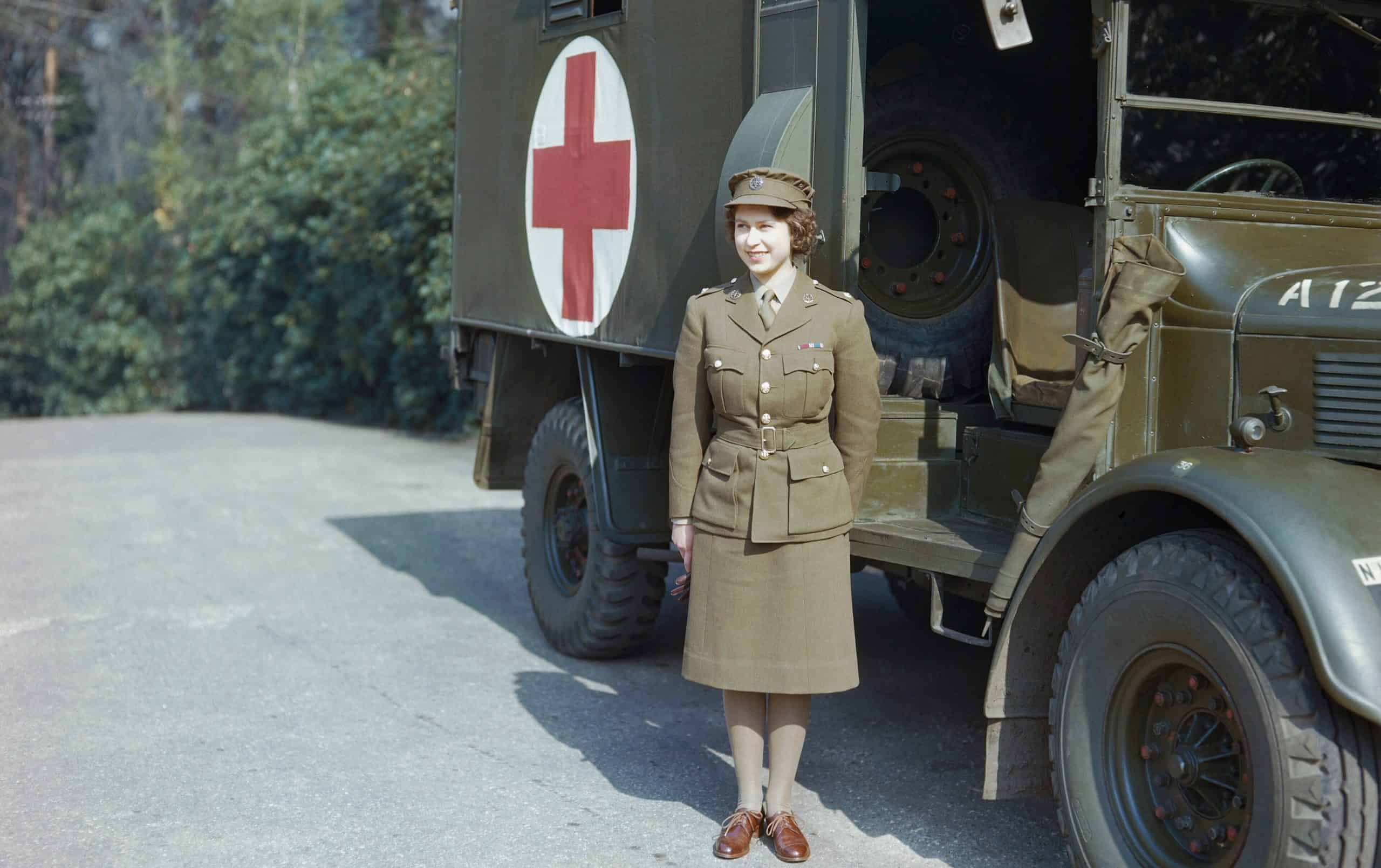 Hrh Princess Elizabeth in the Auxiliary Territorial Service, April 1945 TR2832