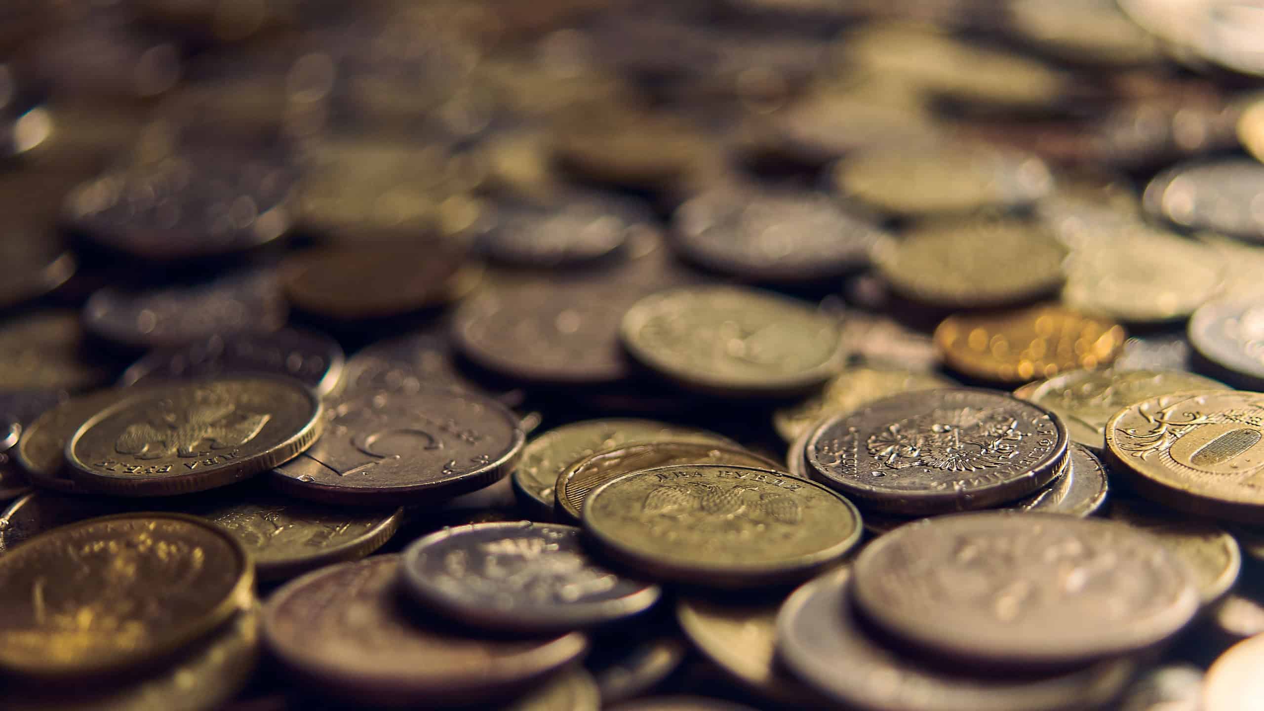 Iron money background