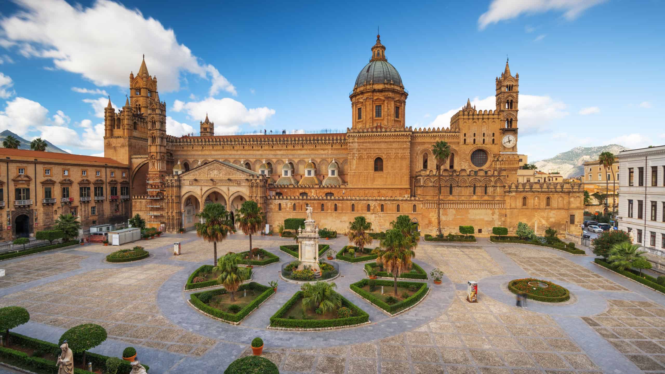 Palermo, Italy at the Palermo Cathedral.