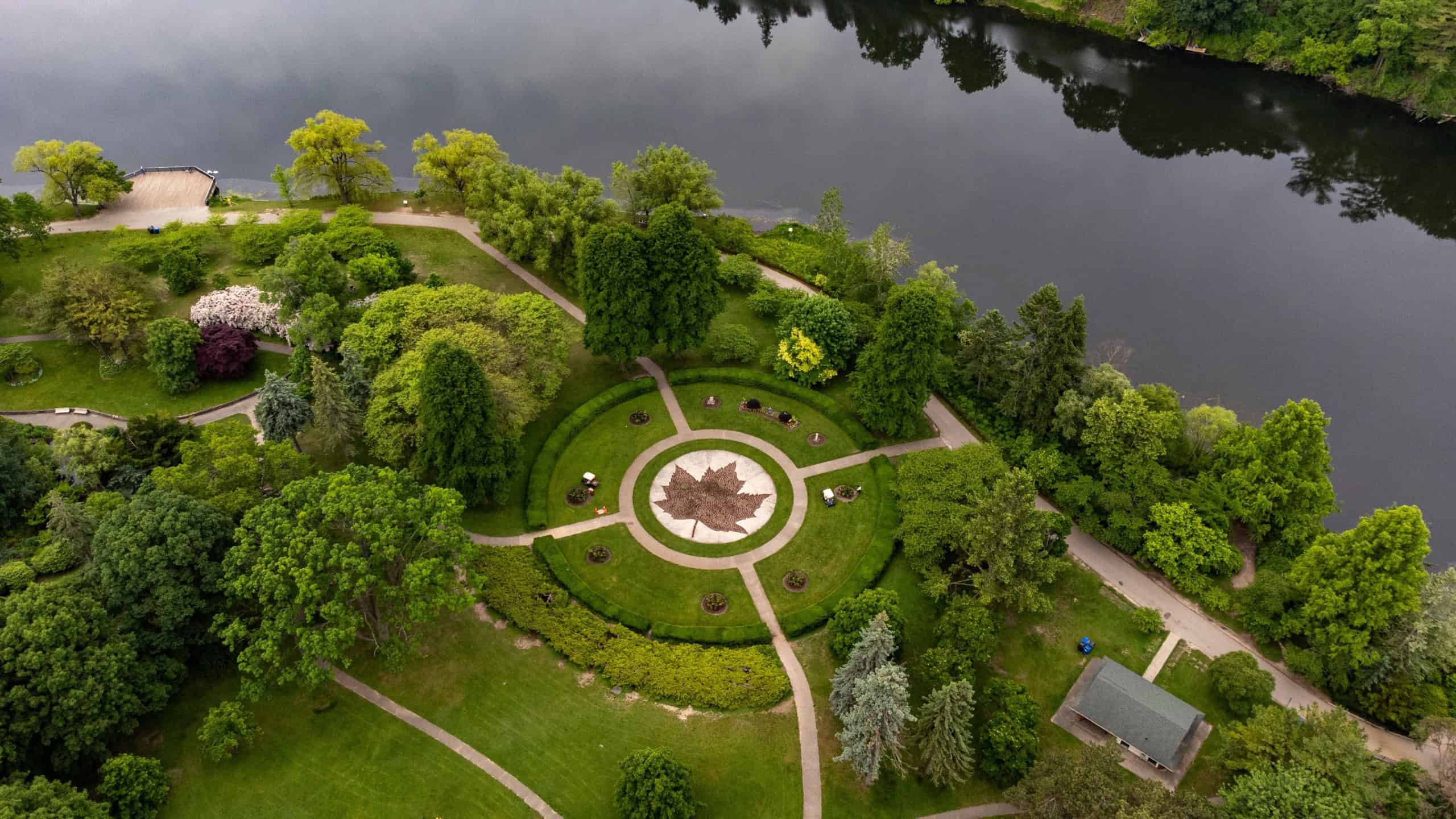 Aerial view of Toronto High Park