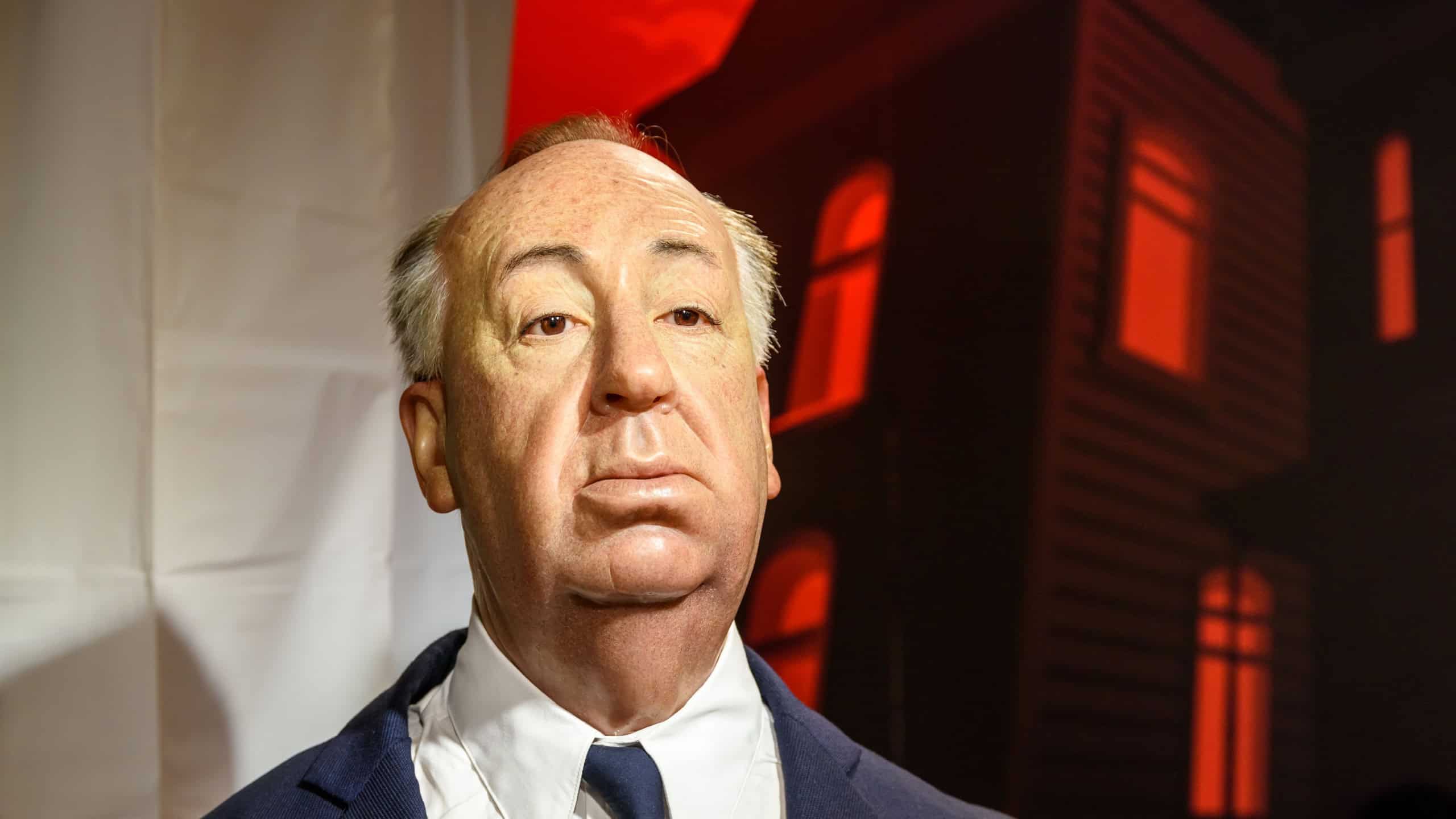  Alfred Hitchcock Figurine At Madame Tussauds Wax Museum