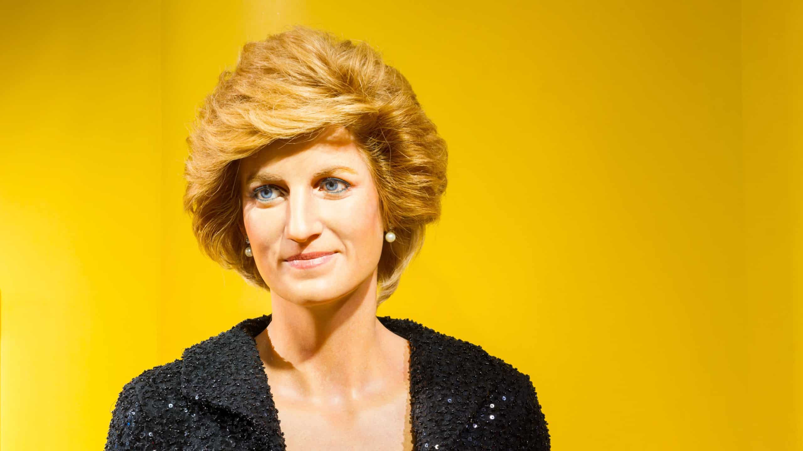 Wax figure of the famous Princess Diana from Madame Tussauds on December 19, 2015 in Bangkok, Thailand