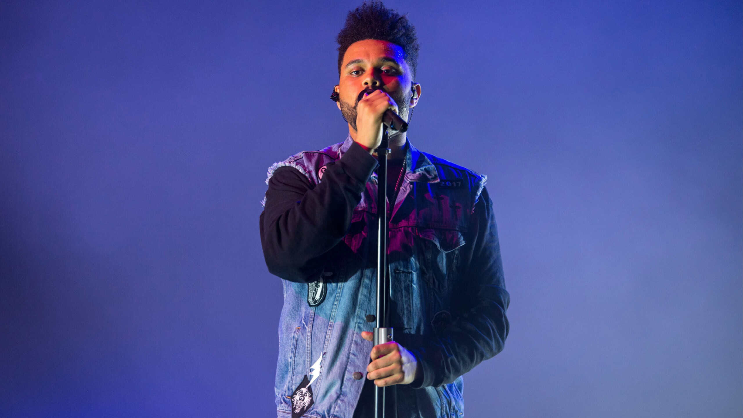 BENICASSIM, SPAIN - JUL 13: The Weeknd (Rhythm and blues music band) perform in concert at FIB Festival on July 13, 2017 in Benicassim, Spain.