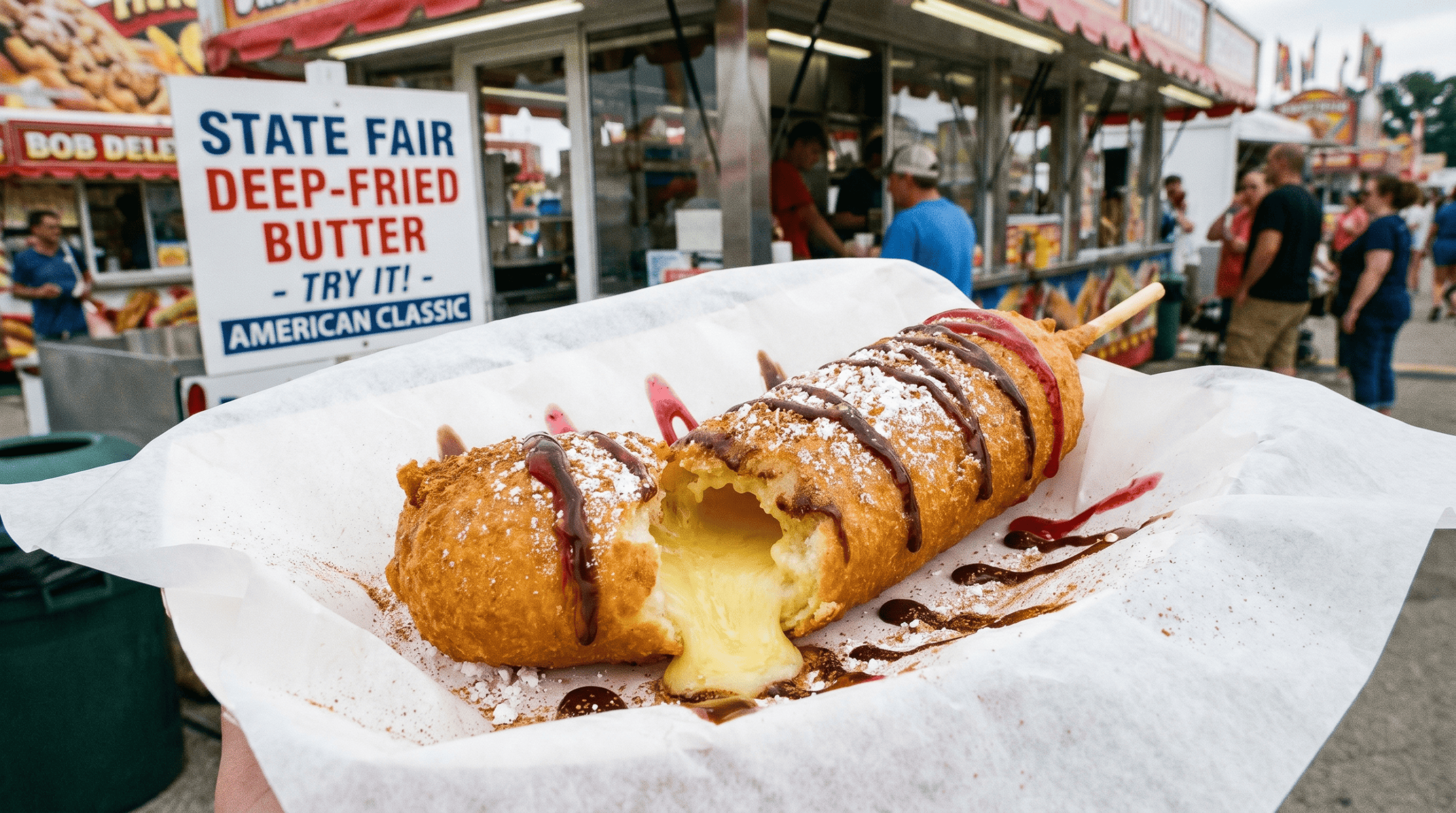 Deep-fried butter