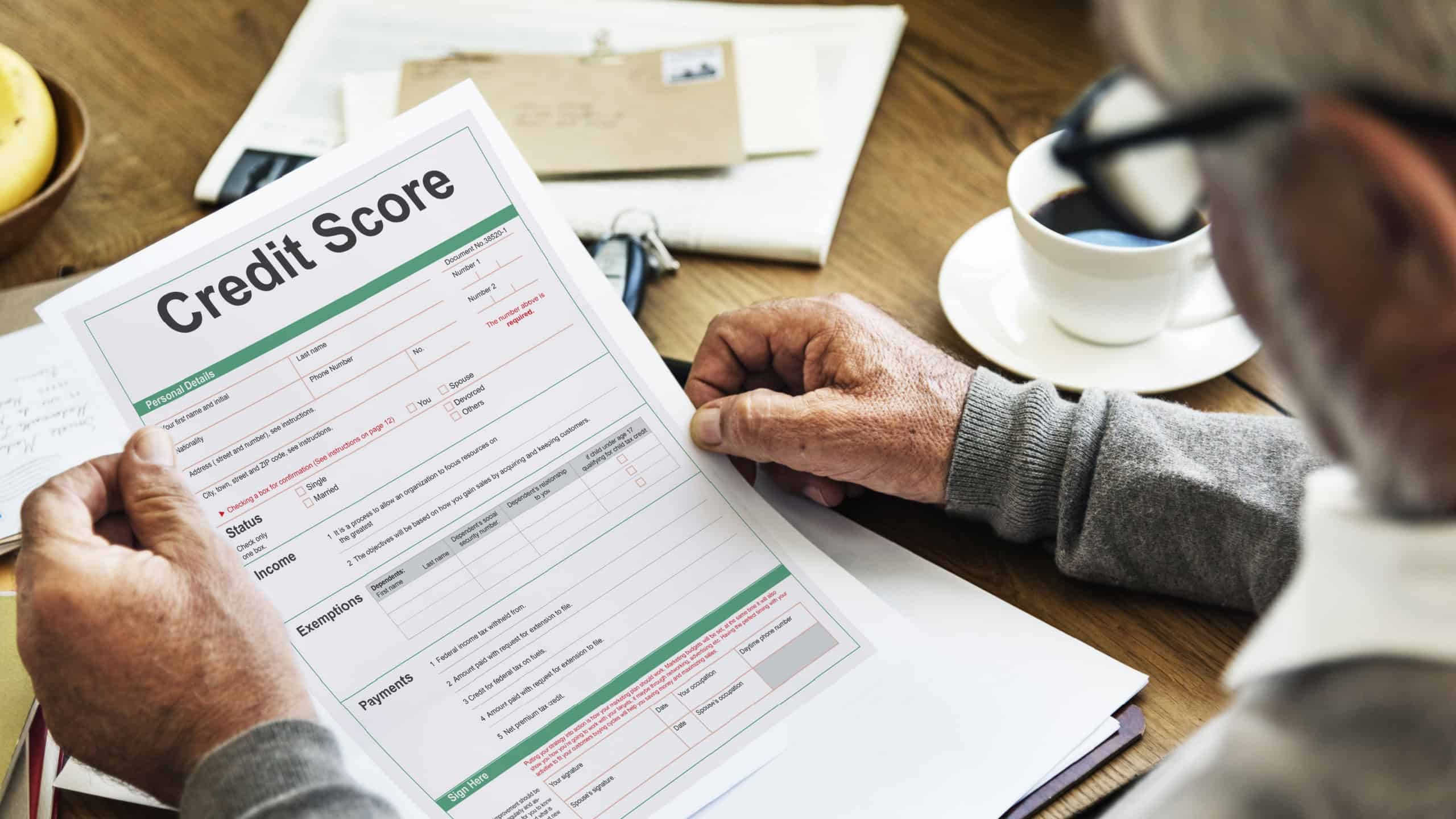 Credit Score Financial Banking Economy Concept