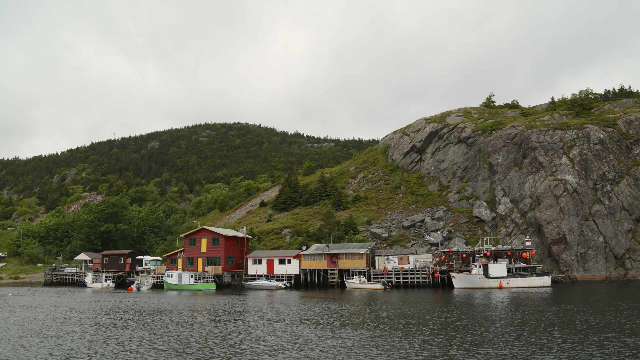 Quidi Vidi Harbor, St. John's Bay, Newfoundland, Canada