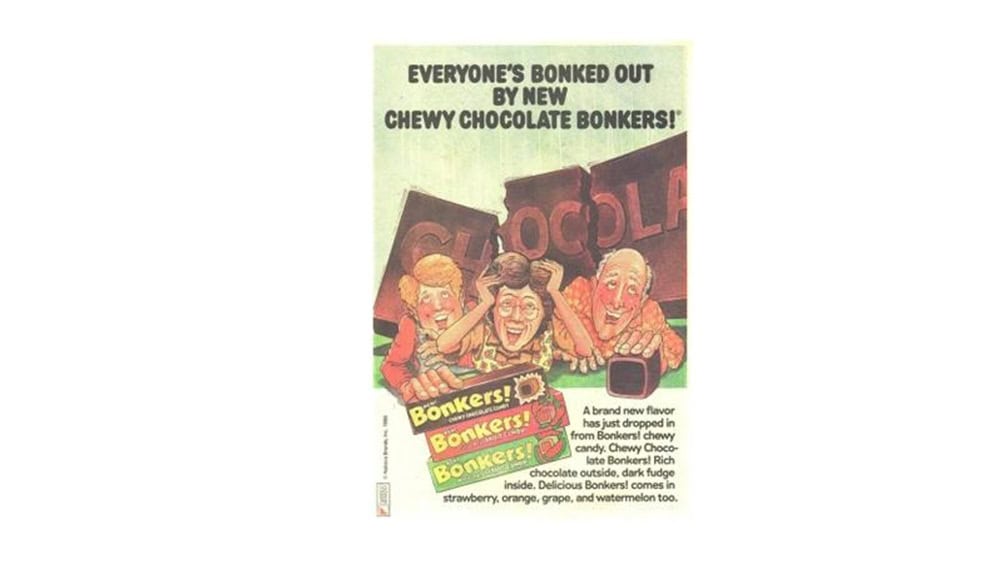 Bonkers Candy Ad