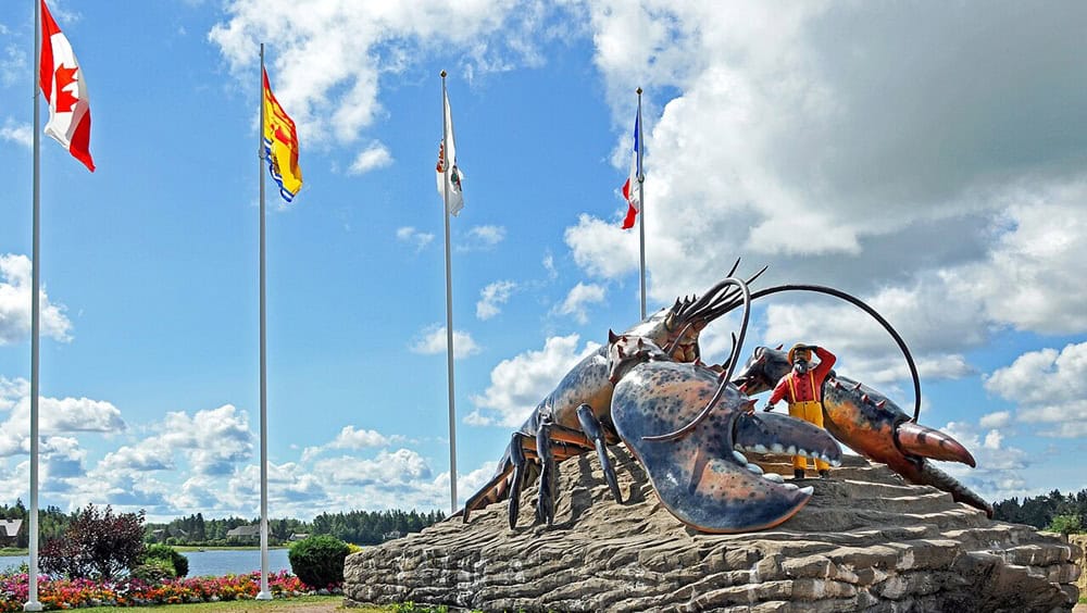 New Brunswick DGJ 8491 - The World's Largest Lobster