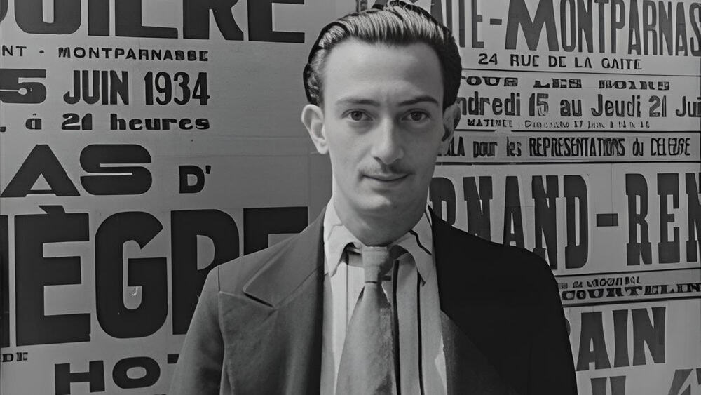 Salvador Dalí Paris 1934 restored