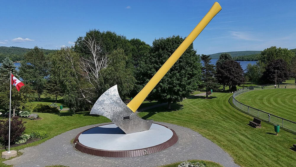 World's Largest Axe in Canada