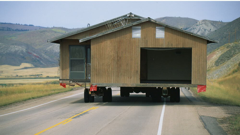 Moving a house on Route 89
