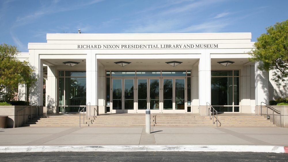 Yorba Linda, California - USA - 11-19-2024: Richard Nixon Foundation | Nixon Library and Museum. The Richard Nixon Presidential Library and Museum is the presidential library and burial site of Nixon