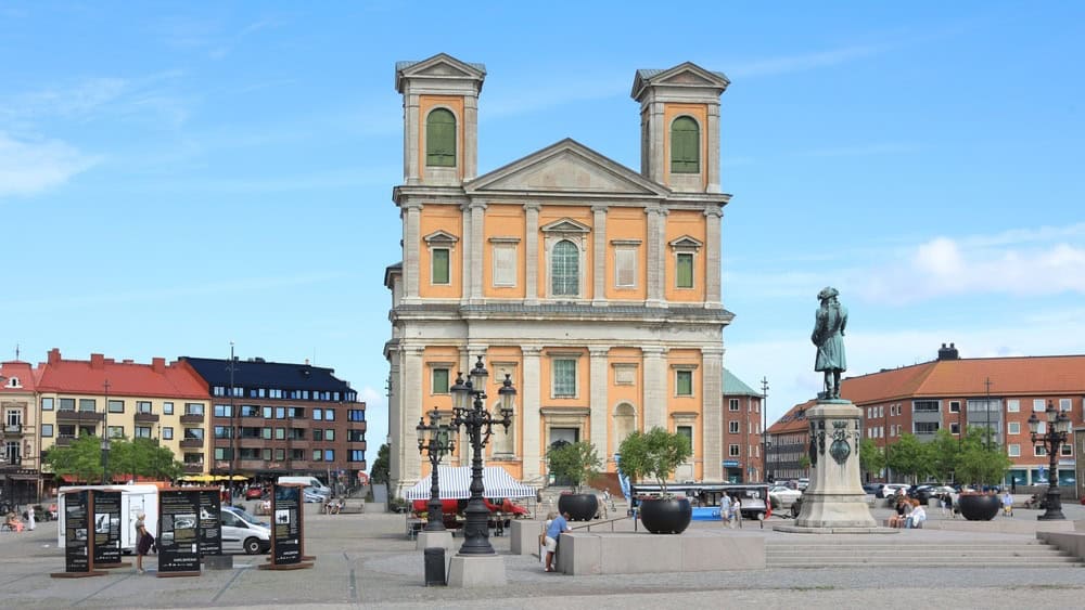 Historic Frederik church in Karlskrona, Sweden, 07-24-2025