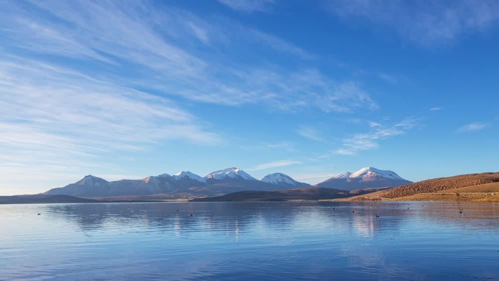 Beautiful natural landscapes in Atacama desert, northern Chile